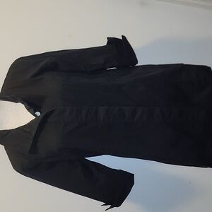 INAE Cotton Blend Shirt Dress Medium Pockets Black